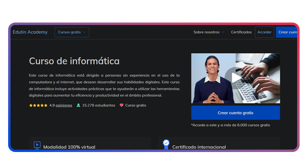 Curso de informática 100% online (120 horas) 2 Curso gratuito de informatica CORPO