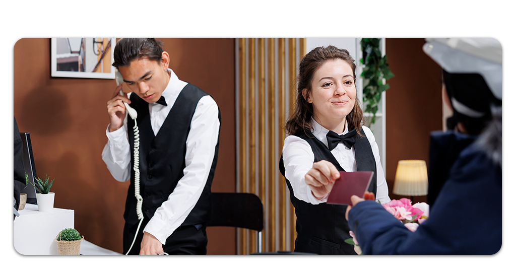 Curso de recepción de hotel