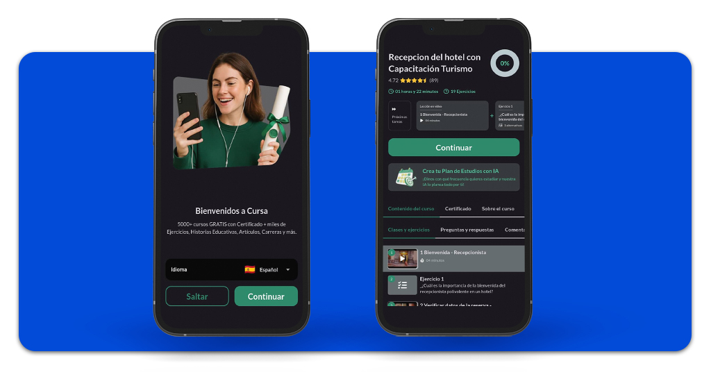 Curso de recepción de hotel