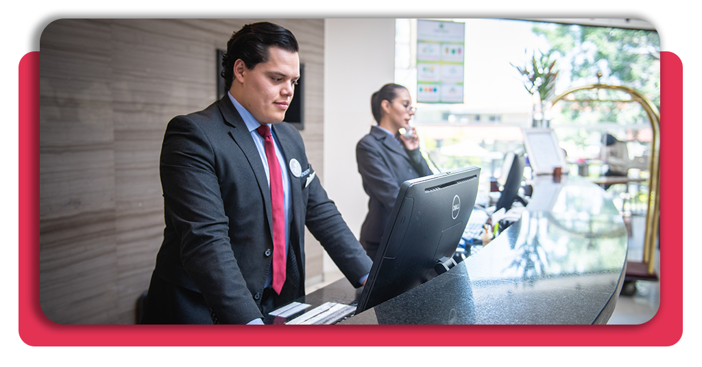 recepción y atención al cliente
