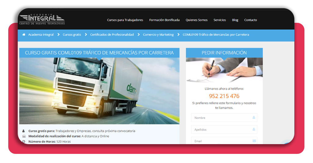 Curso transporte de mercancías gratis: ¡inscríbete hoy! 4 curso transporte de mercancías