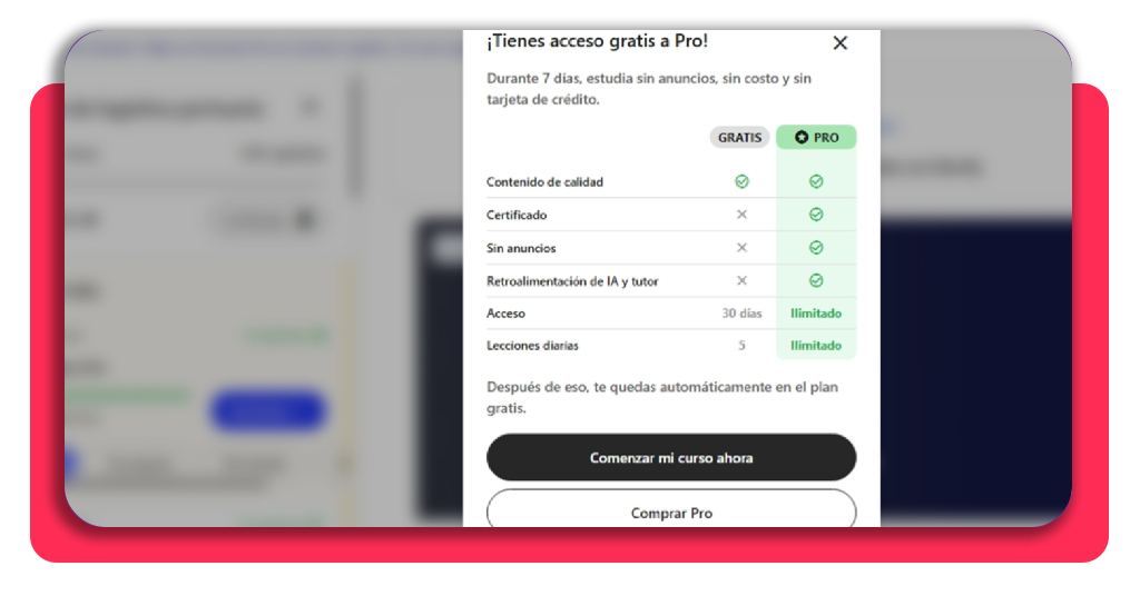 Curso gratis de logística portuaria: plazas disponibles hoy 6 Paso 4 para inscribirse en el curso de logística portuaria - elegir modalidad