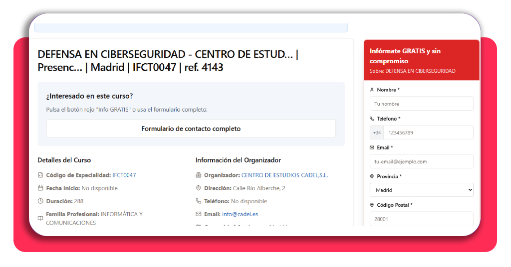 Curso gratis de ciberdefensa: Inscríbete antes de que se agoten 3 Persona buscando convocatorias de ciberdefensa disponibles en línea