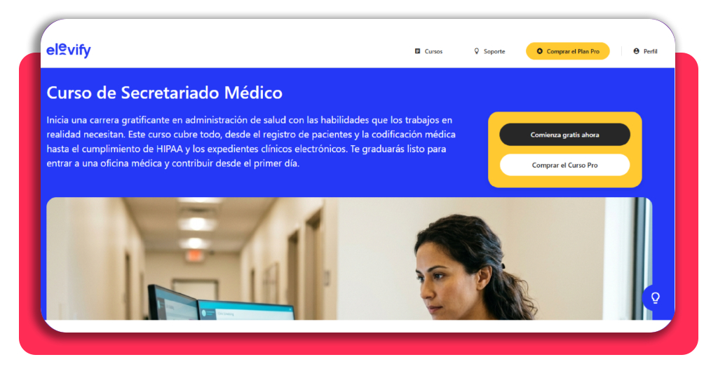 Temario del curso de secretariado médico