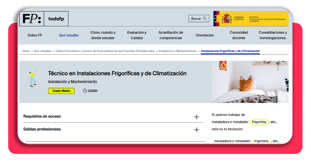 Curso de frigorista gratis: inscríbete antes de que se agoten 3 Buscador de centros oficiales para curso de frigorista gratis