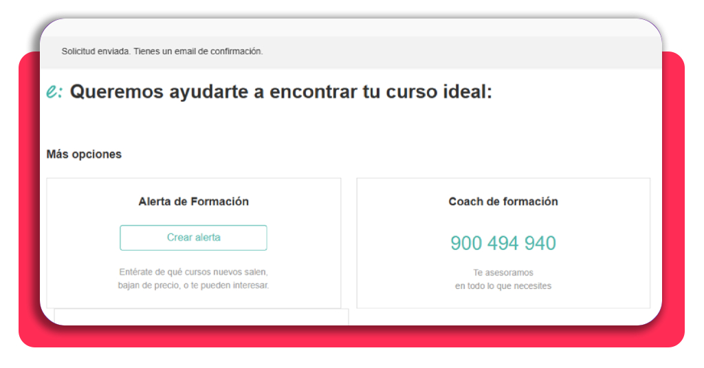 ¡Consigue un empleo industrial! Curso de soldadura de tuberías gratis 5 Paso 4: confirmar el envío del formulario y revisar el correo de validación