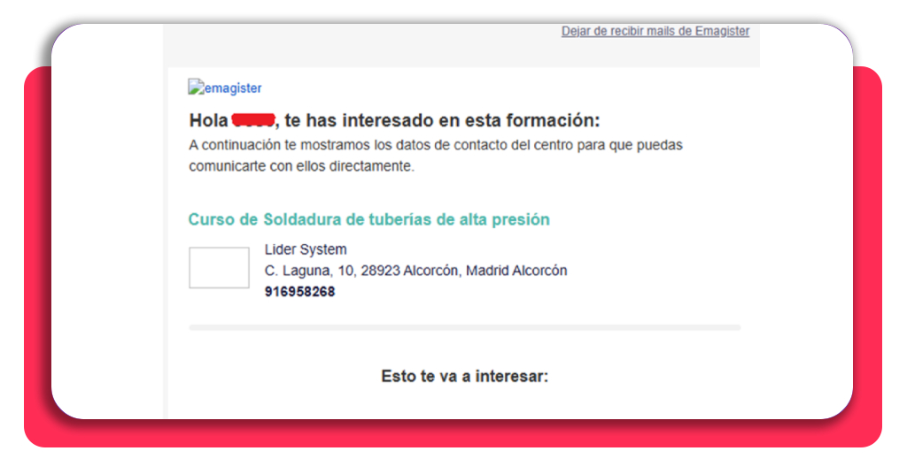 ¡Consigue un empleo industrial! Curso de soldadura de tuberías gratis 6 Paso 5: verificar la recepción del correo de confirmación del curso de soldadura de tuberías