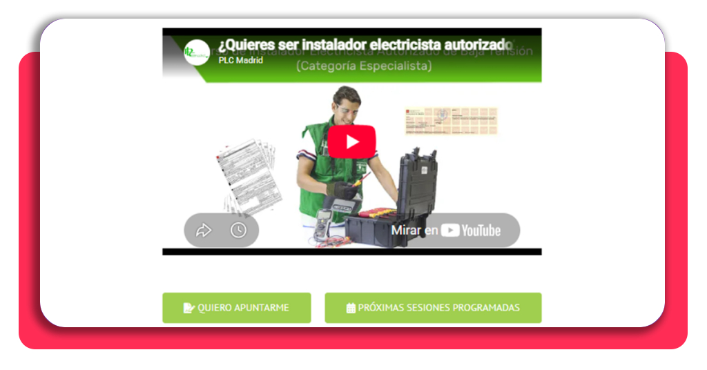 carrera como electricista