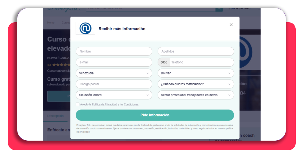 curso de carretillero gratis