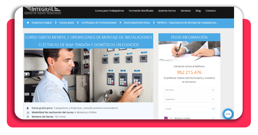 ¿Sin empleo? Curso electricista gratis: inscripción abierta 3 curso electricista gratis