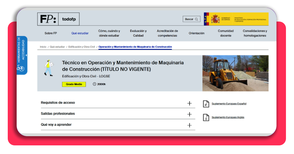 curso de excavadora gratis