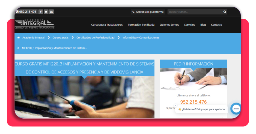 Curso gratis: instalador de alarmas y CCTV con salida laboral 3 instalador de alarmas