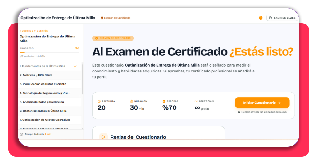 curso de última milla