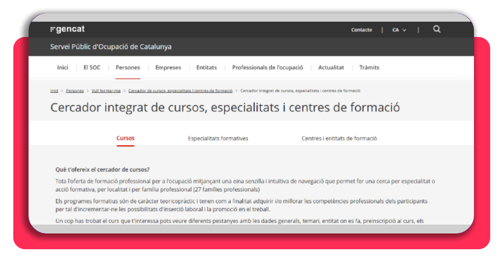 Cursos SOC gratuitos en Cataluña: mejores oportunidades de formación 4 cursos SOC gratuitos en Cataluña