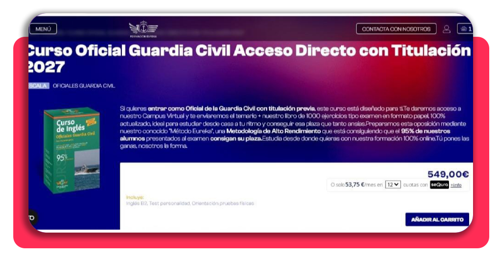 ¿Quieres ser Guardia Civil? Inscríbete al curso de preparación ahora 4 guardia civil