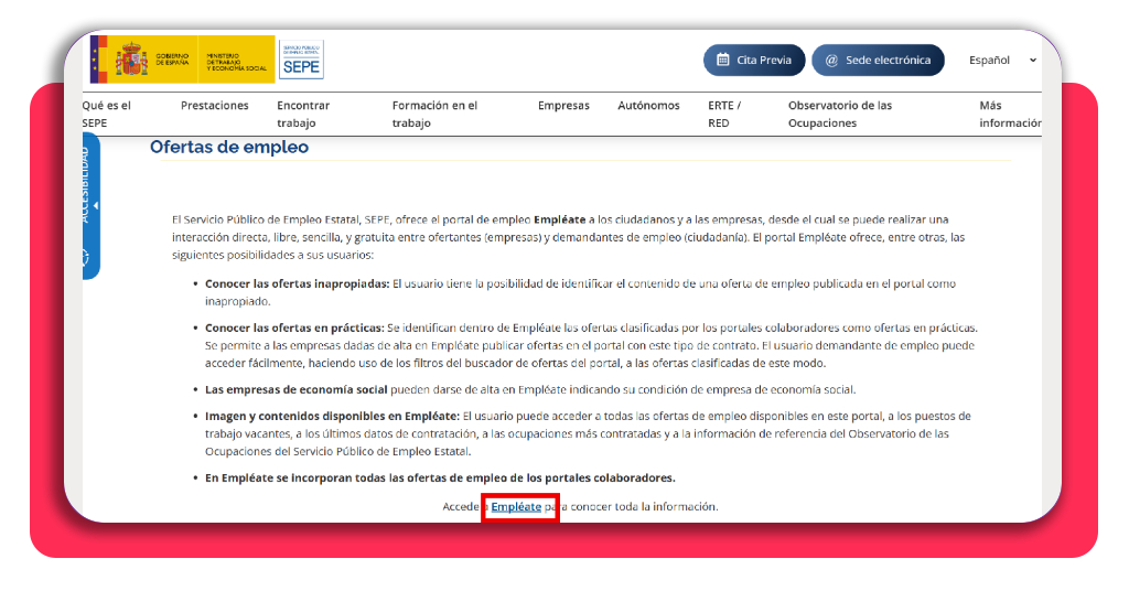 Ofertas de empleo en SEPE: consulte los puestos disponibles ahora 3 ofertas de empleo en SEPE