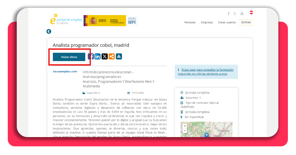 Ofertas de empleo en SEPE: consulte los puestos disponibles ahora 5 ofertas de empleo en SEPE