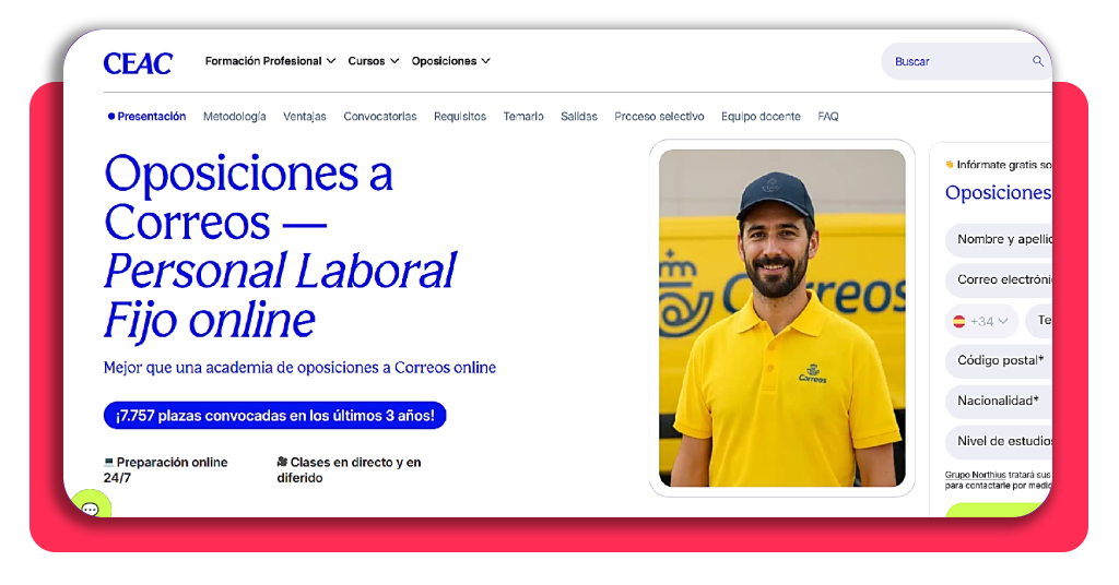 Aprueba las oposiciones de Correos con esta preparación online 3 oposiciones de correos