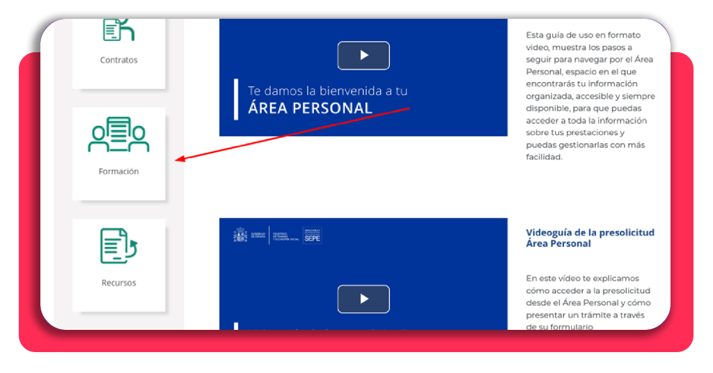 Amplía tus opciones: curso práctico de carretilla frontal 3 Sección de Formación en el portal SEPE