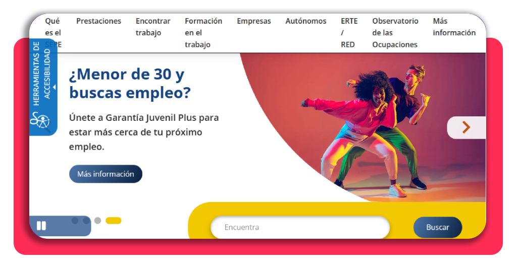 Inmigrante, así encuentras cursos gratis para acceder a empleo (SEPE) 2 Portal oficial del SEPE para buscar cursos gratis para acceder a empleo