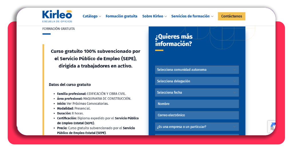 La máquina más versátil de la obra: curso de retroexcavadora gratis 4 Formulario de solicitud del curso de retroexcavadora gratis