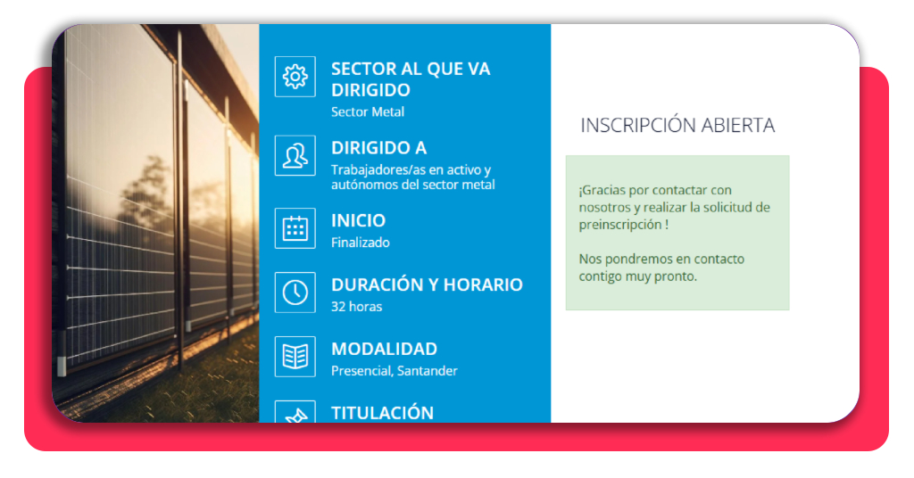 Instalador de placas solares: curso SEPE y empleo para inmigrantes 4 IMG 7929 04 1