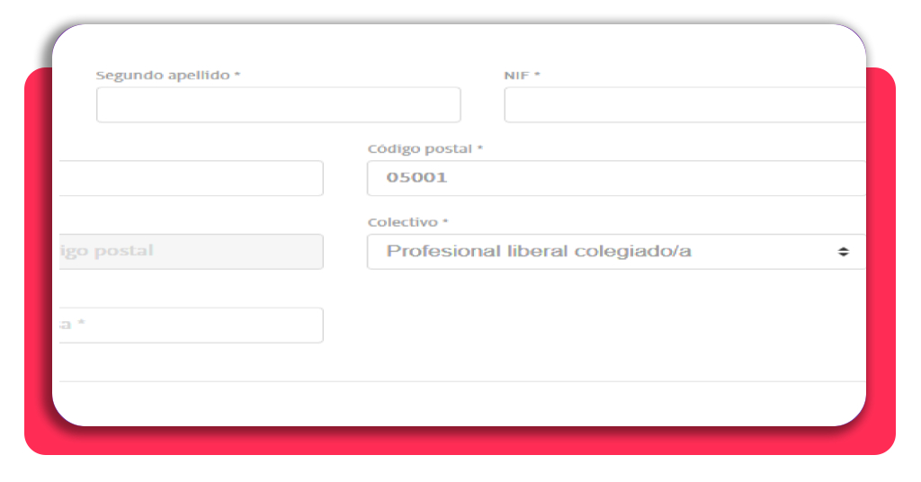 Curso pala cargadora gratis: consigue tu primer empleo sin experiencia 6 Validación del perfil en el formulario de inscripción al curso pala cargadora gratis