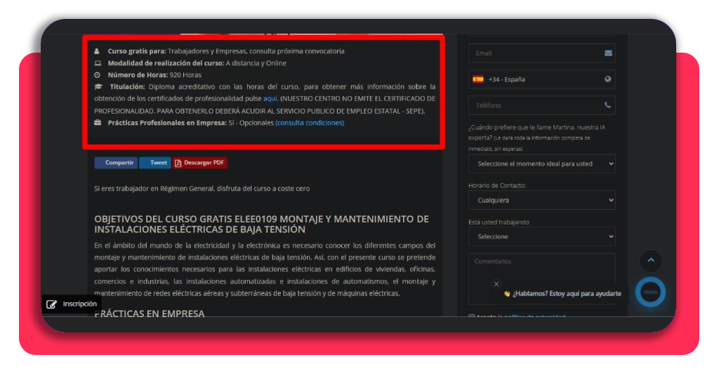 Saca el certificado de electricista GRATIS: empieza esta misma semana 4 Paso 4 lee la información y aplica al certificado de electricista gratis
