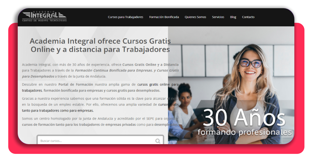 25 € la hora y trabajando por tu cuenta: aprende pintura con el SEPE 2 Página web de Academia Integral para aprende pintura con el SEPE