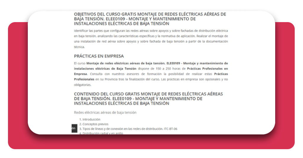 Descubre cuánto gana un electricista y fórmate GRATIS 4 Requisitos de acceso al curso de electricidad gratis ELEE0109